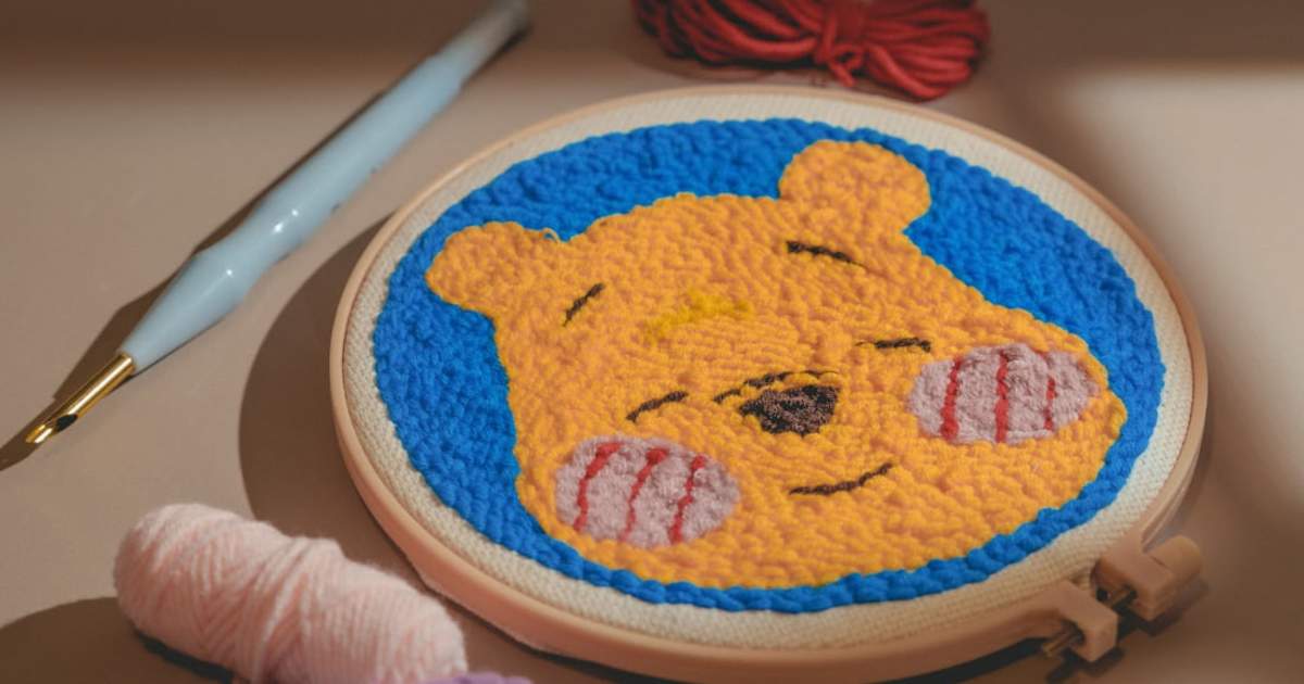 パンチニードル刺繍体験（